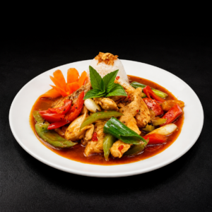 Gà xào sả ớt kiểu Indochine