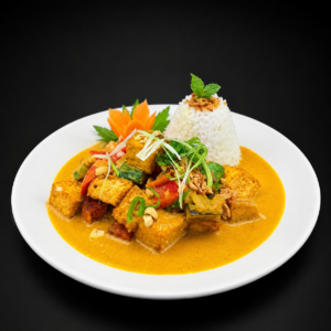 Cà ri chay với Tofu dừa kiểu Lào